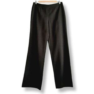 Armani Collezioni Elegant Black Trousers